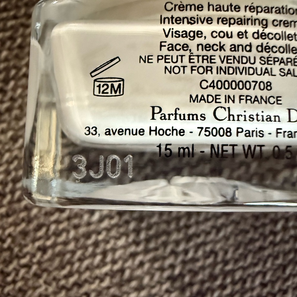 DIOR Prestige LA Creme Skincare 15ml 0.5Oz  Deluxe Authentic New - Picture 10 of 12